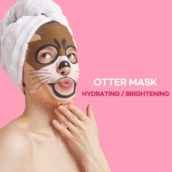 Animal Character Sheet Masks 6 Pack, Moisturizing & Hydrating Face Mask with Hya - Picture 7 of 9